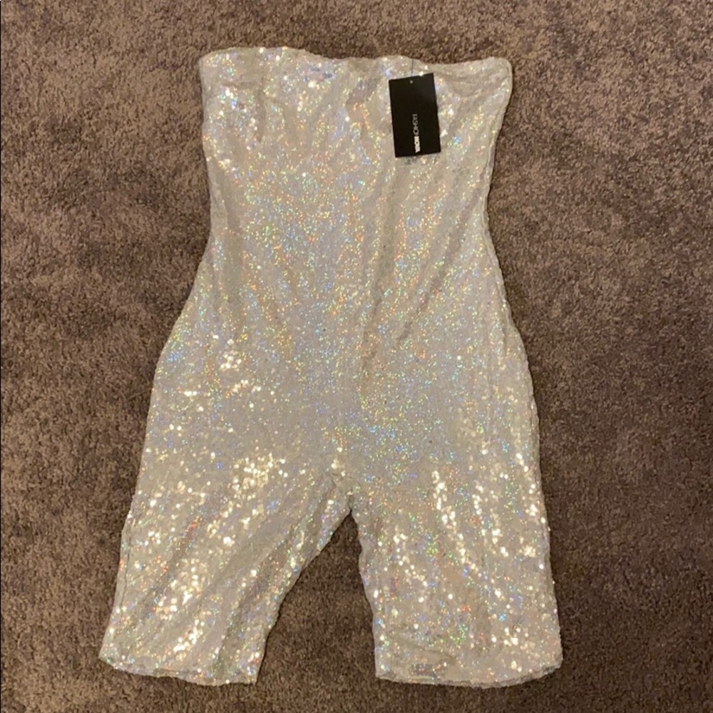 Fashion Nova glitter romper
